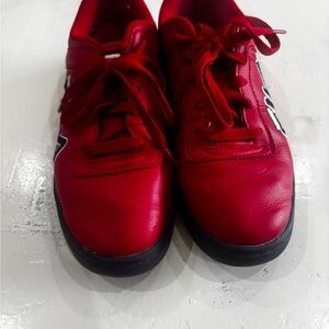 Fila Red and Black Sneakers